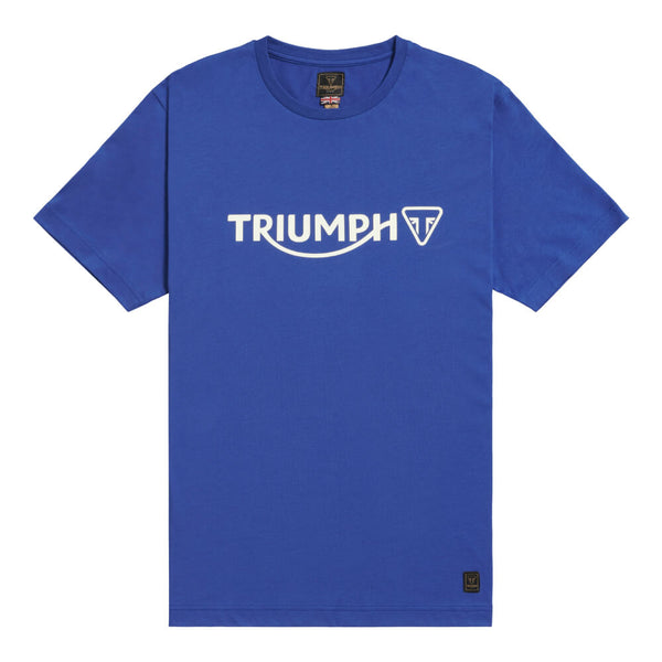 トップス  Prime T-Shirt blue - Size M Triumph Cartmel T-Shirt Blue / White | Triumph Direct