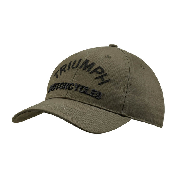 Casquette à visière droite Straggler Khaki | Triumph Heritage