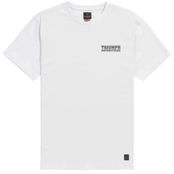 『STANDARD TEE WHITE L』 Triumph-Hello-Moto-Tee-White-