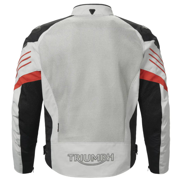 Triumph Triple Sports Mesh Jacket Black / Grey / Red | Triumph Direct