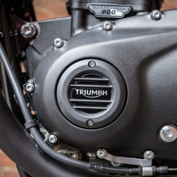 Triumph Black Clutch Badge Ribbed A9610253 | Triumph Direct