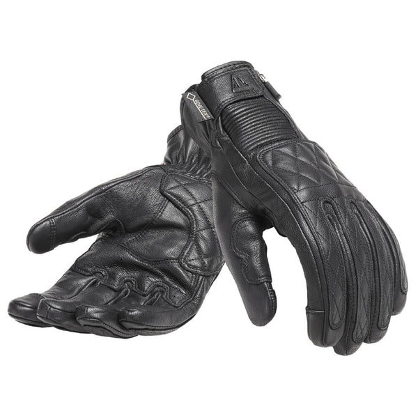 Raven Gore-Tex Leather Gloves Black