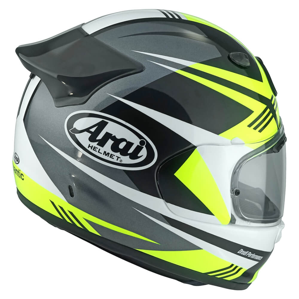 Arai Quantic Helmet Mark Yellow Triumph Direct