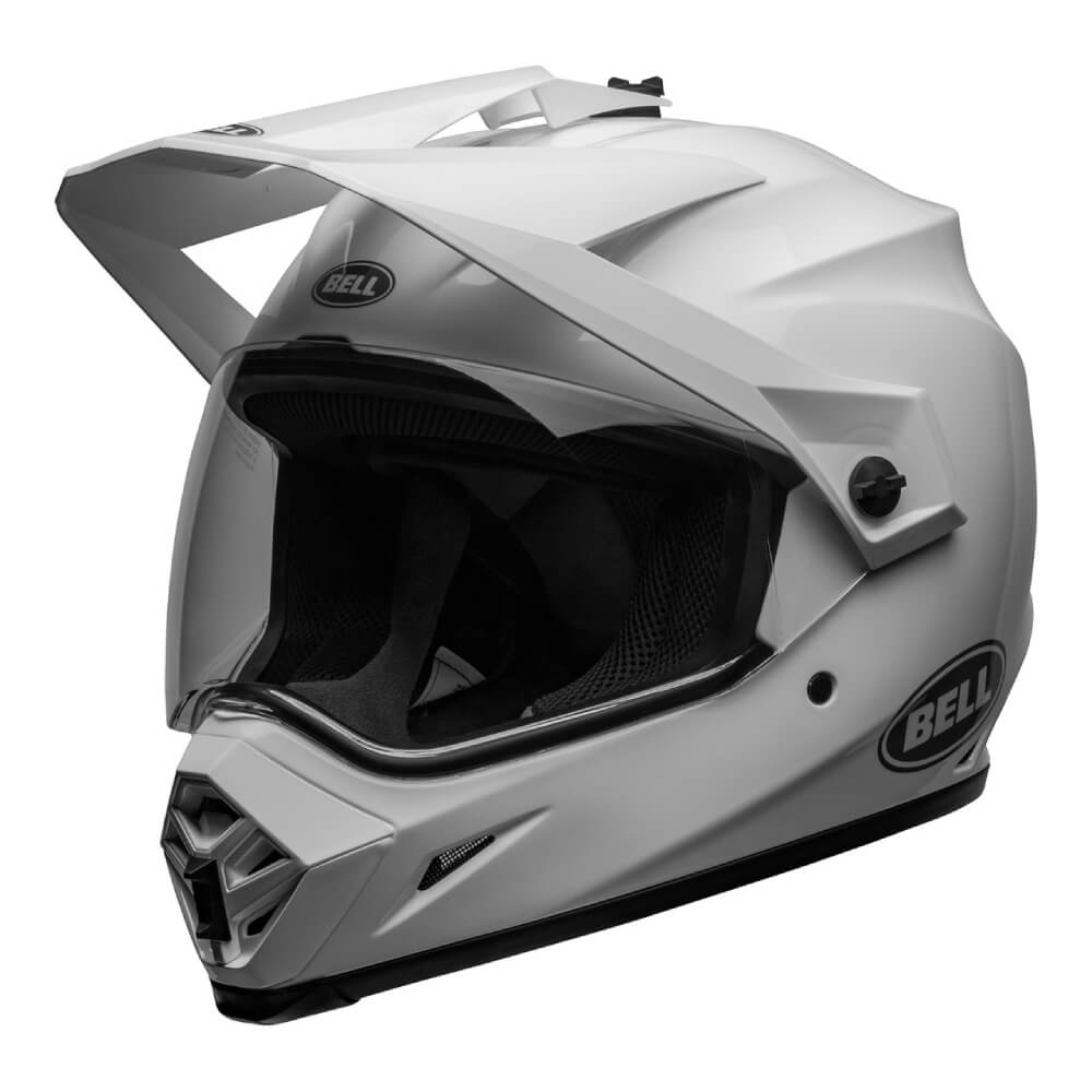 Bell MX-9 Adventure MIPS Helmet Solid White | Triumph Direct