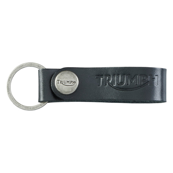 Triumph Ribbon Key Chain Triumph Leather Keyring | Triumph Direct