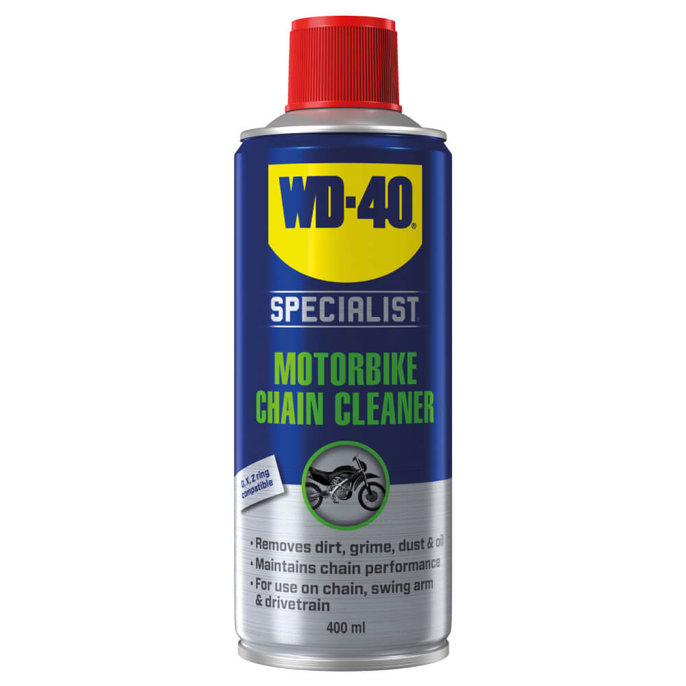 Chain Lubricant Cleaning Motorcycle Chain With Wd40 WD-40