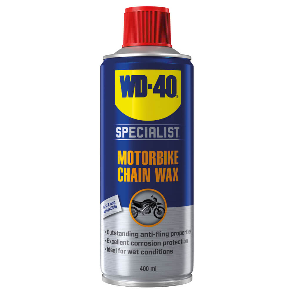 WD-40 Specialist Motorbike Chain Wax (400ml) | Triumph Direct WD-40 Specialist Motorbike Chain Wax (400ml) | Triumph Direct