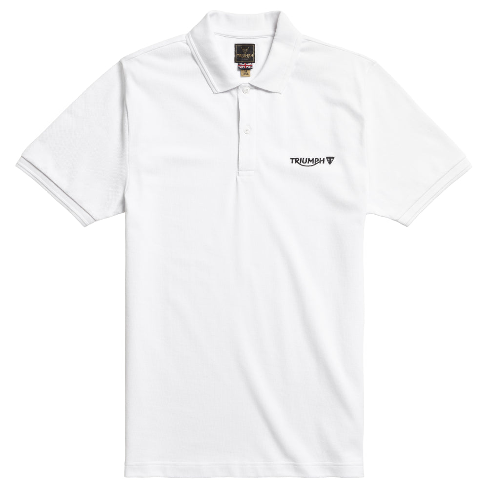 Triumph Cumbria Polo Shirt White | Triumph Direct