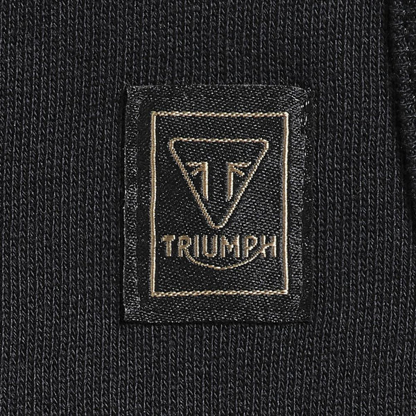 Triumph Lavenham Zip Hoodie Black | Triumph Direct