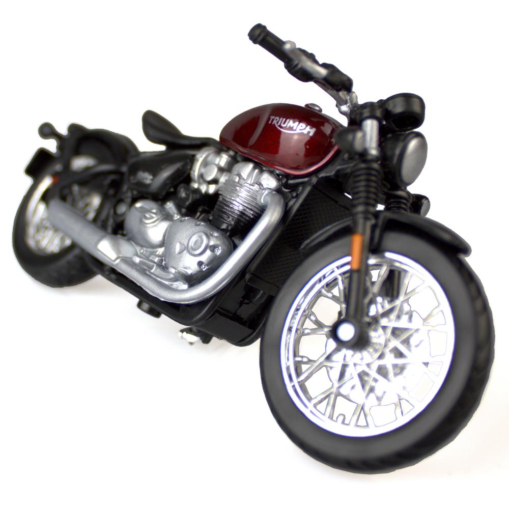 B Burago Miniature Moto 1/18° Triumph Bonneville Bobber
