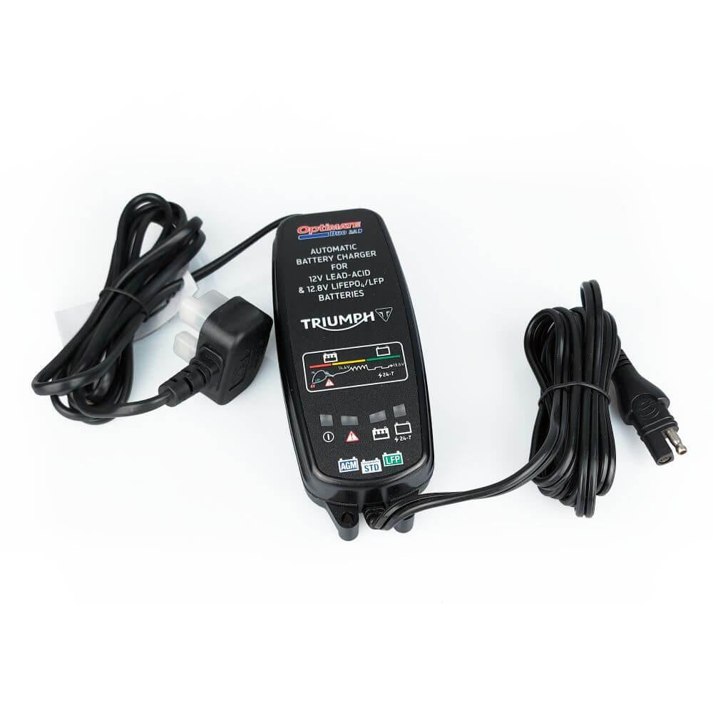 純正品　トライアンフ　充電器　Optimate Duo 2A Optimate Duo 2A Smart Battery Charger | Triumph Direct